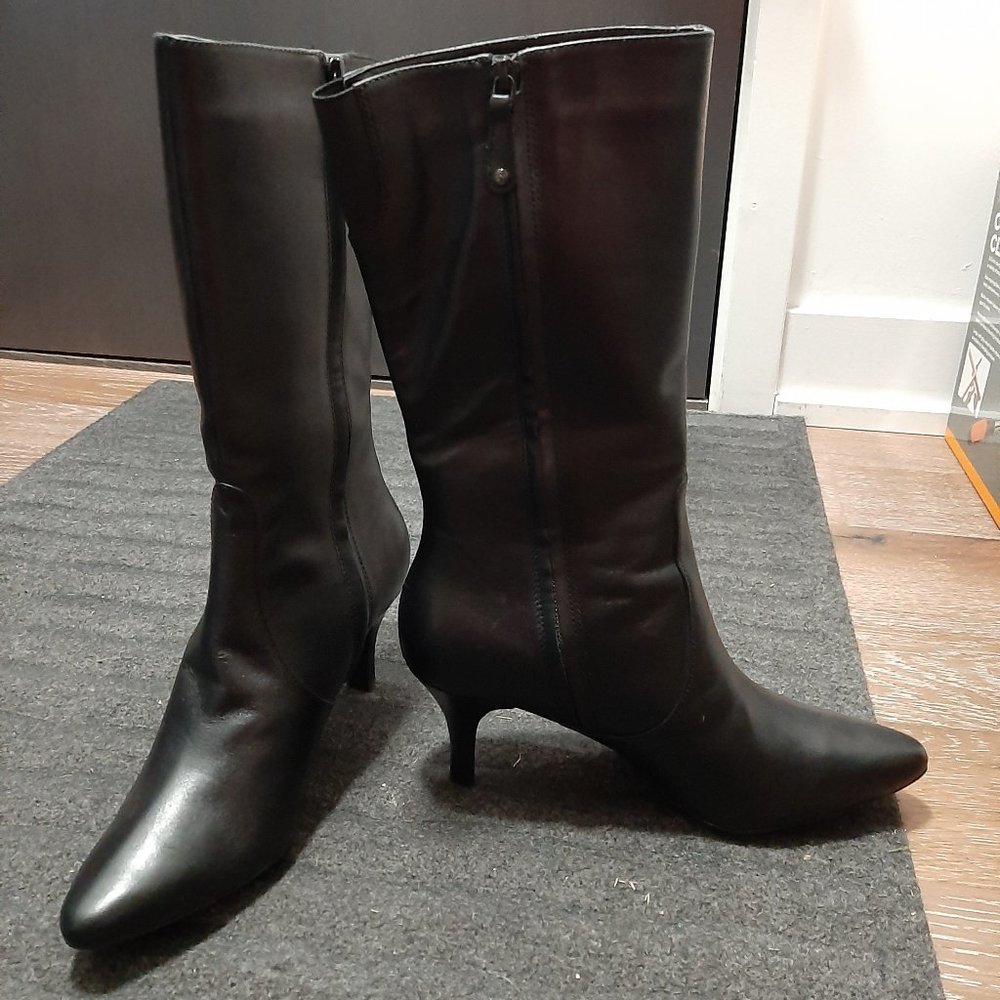 Rockport Women Black High Heel Tall Boots